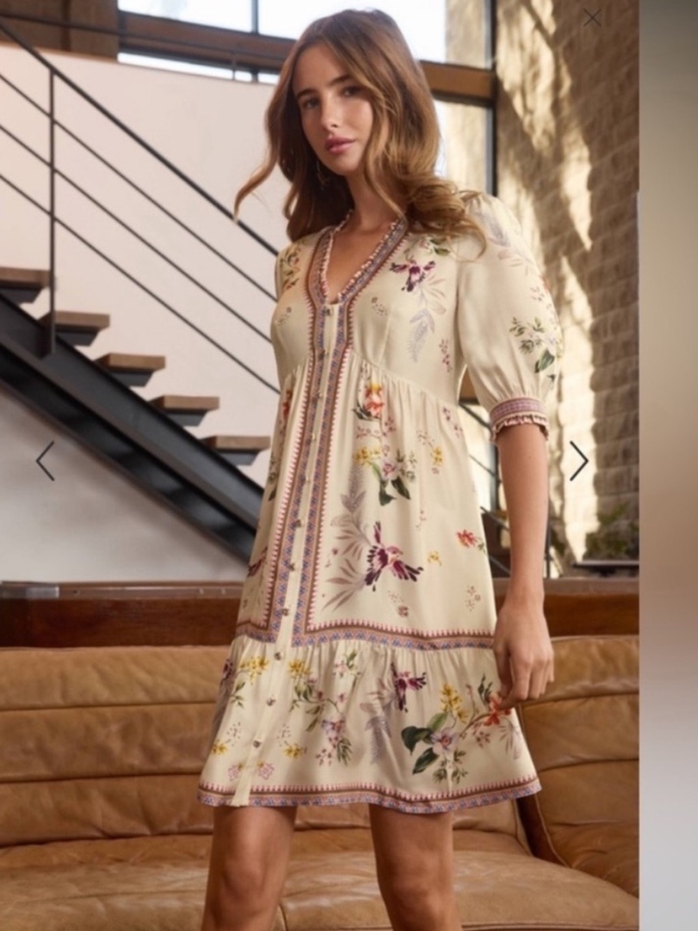 NWT JOHNNY WAS LOREN
MINI DRESS